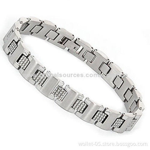 Healthcare Stainless Steel Bracelet, Suitable for Promotional Purpose, 7.5 to 8.5-inch Size